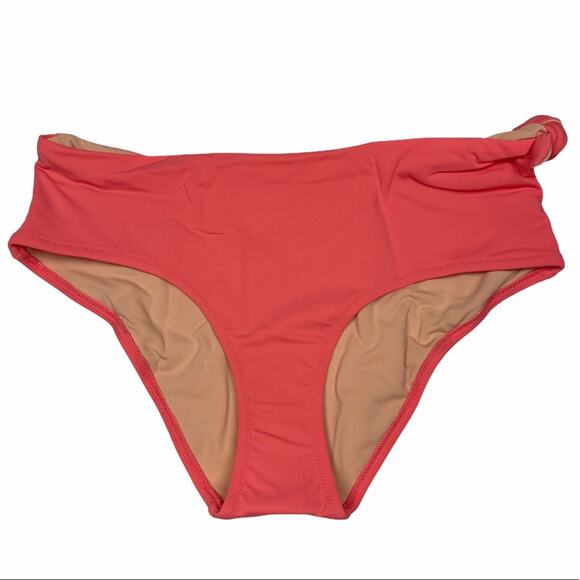 Solid & Striped The Grace Swim Bottom Coral Medium - Picture 10 of 11